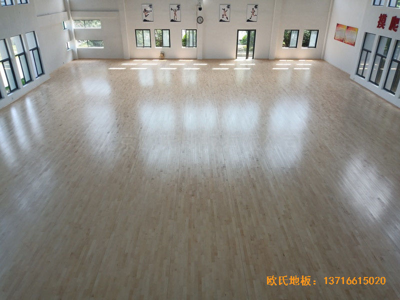 寧波中國石油儲蓄基地運動館體育木地板施工案例5