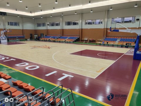 一般籃球場館地板施工工藝