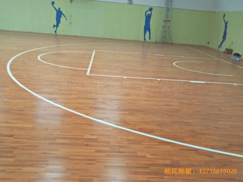 陽煤集團三礦球館運動地板安裝案例