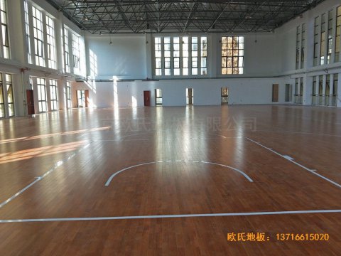 安徽上派學區中心學校籃球館運動木地