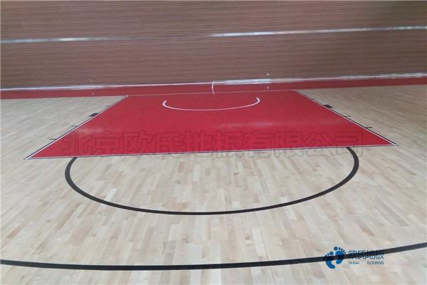 籃球木地板施工視頻3